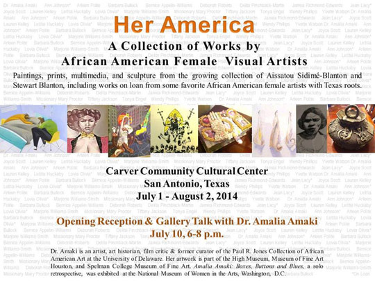 Her America Exhibition Invitation